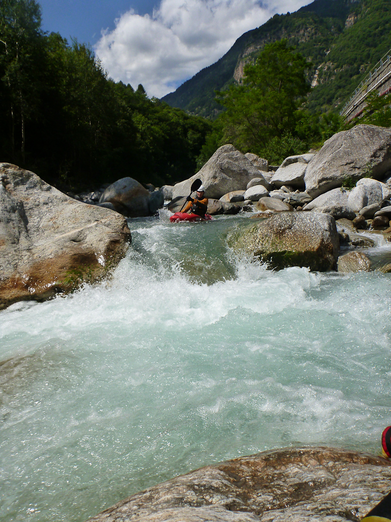 Brenno (Motto - Malvaglia) bei 4.5 m3/s